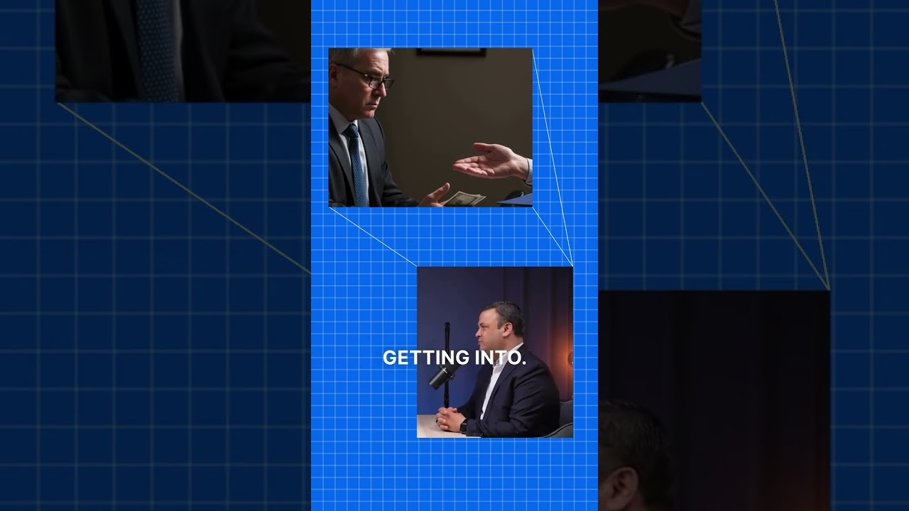 A founder on camera in the studio